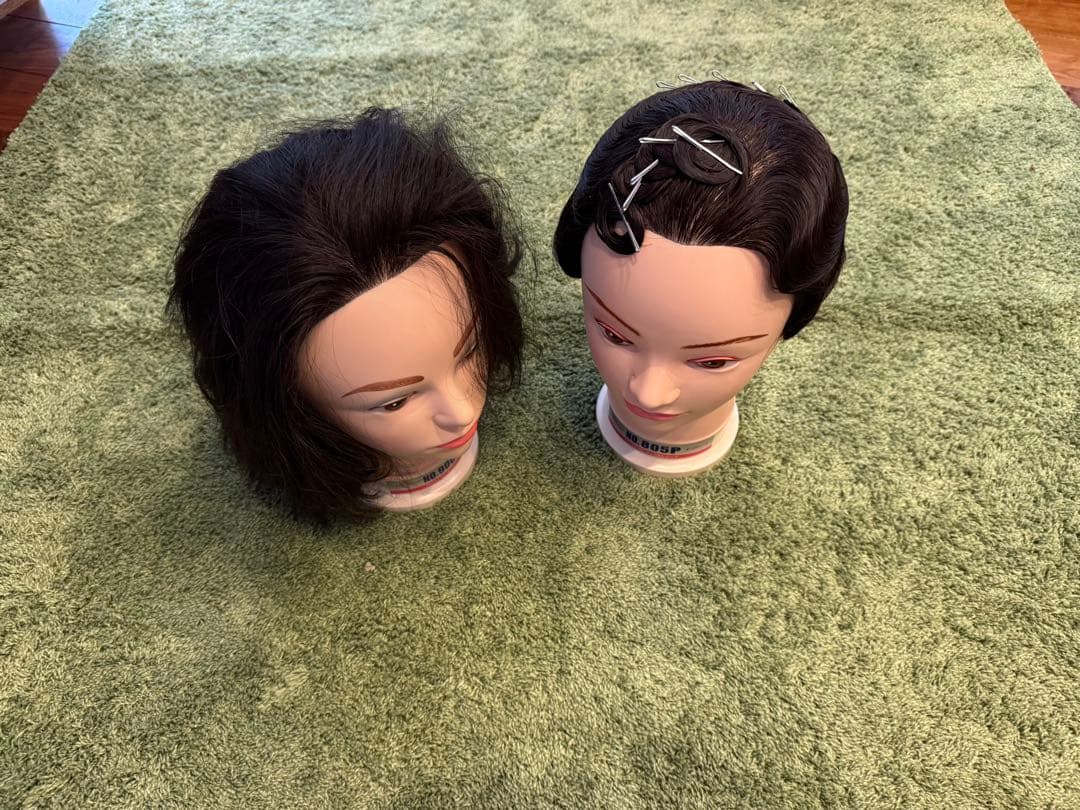 美容国家試験ウィッグセット NO.906DE2 & NO.805P