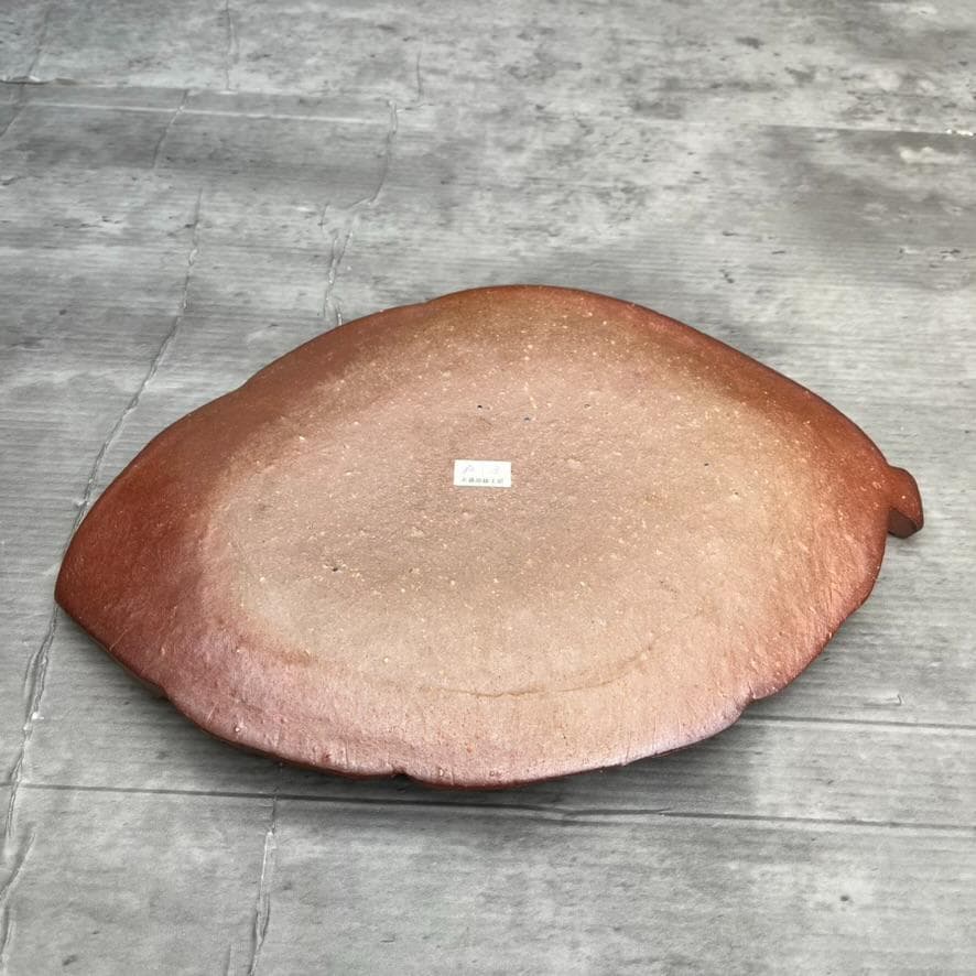 葉皿 平皿 大判 重要無形文化財 藤原雄工房 希少 1点もの アンティーク