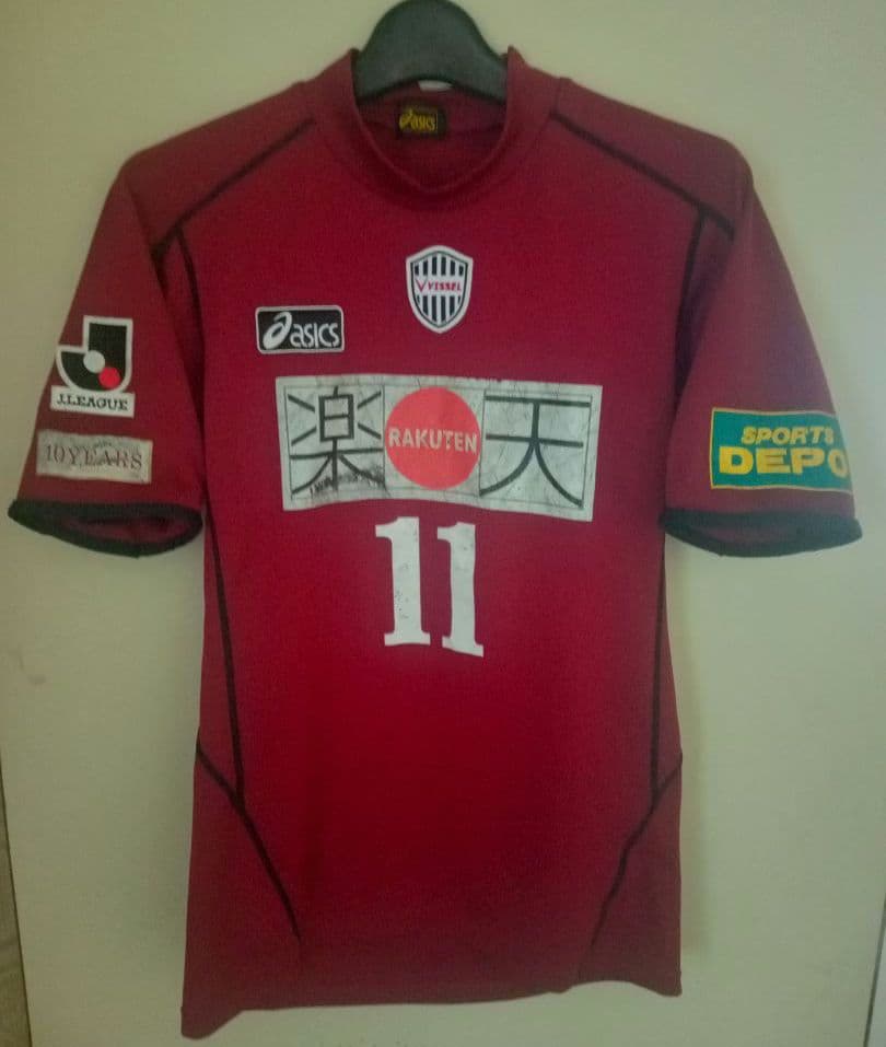 2005年 ヴィッセル神戸 キングカズ 三浦知良 ユニフォーム ホーム L
