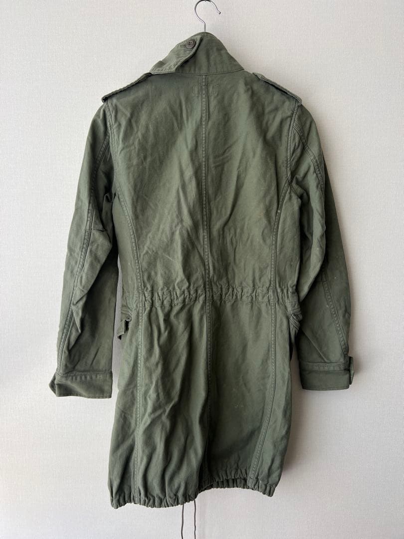 Green ミリタリーモッズコート