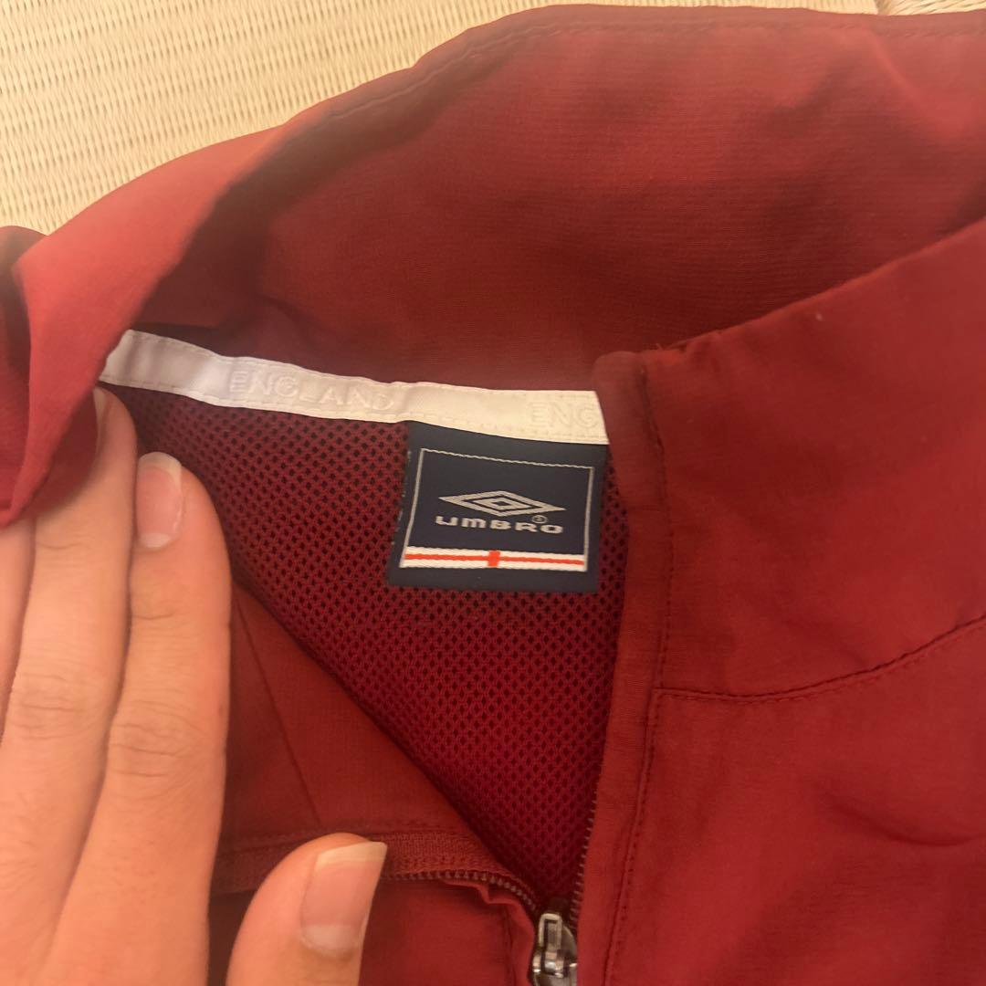 Umbro イングランド ナイロンジャケット　サッカー　赤　紺　old