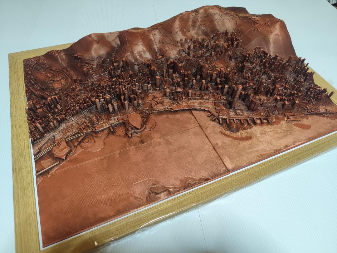 依頼品　香港立体模型　サイズ 574mm×400mm