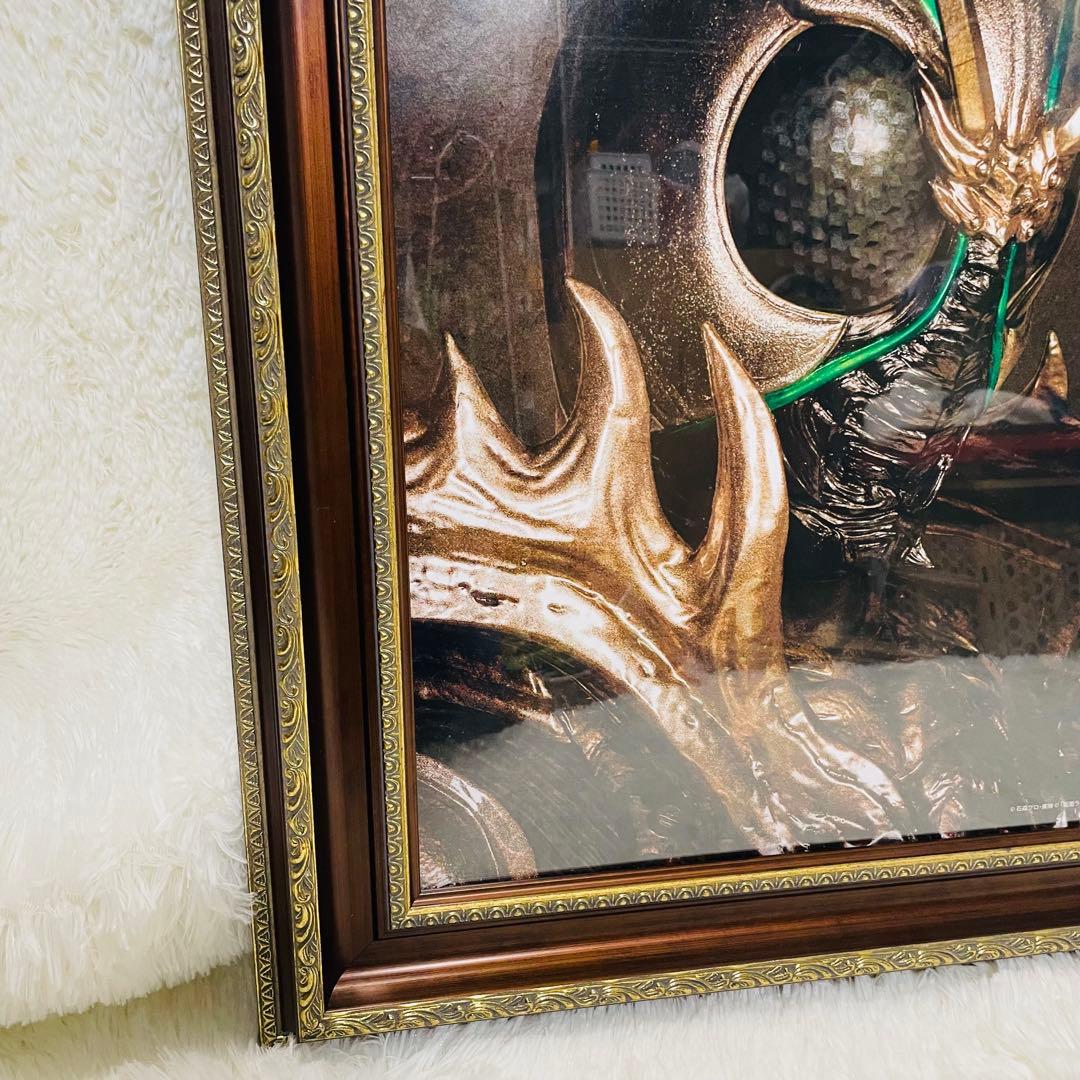 仮面ライダー　肖像画風　額縁ポスター　ブラックサン　シャドウムーン