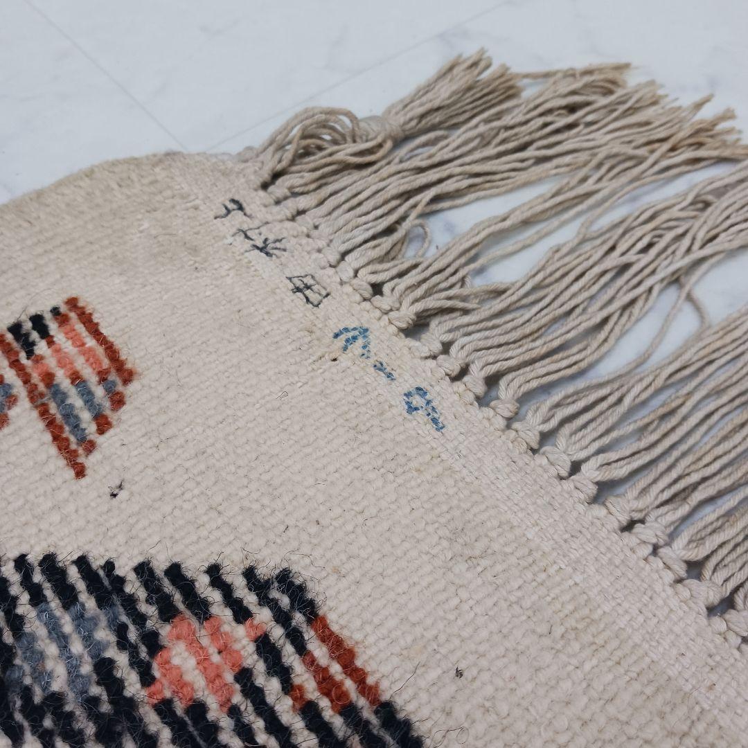 Y2220 トルコ絨毯 トライバルラグ ウール 225×156㎝