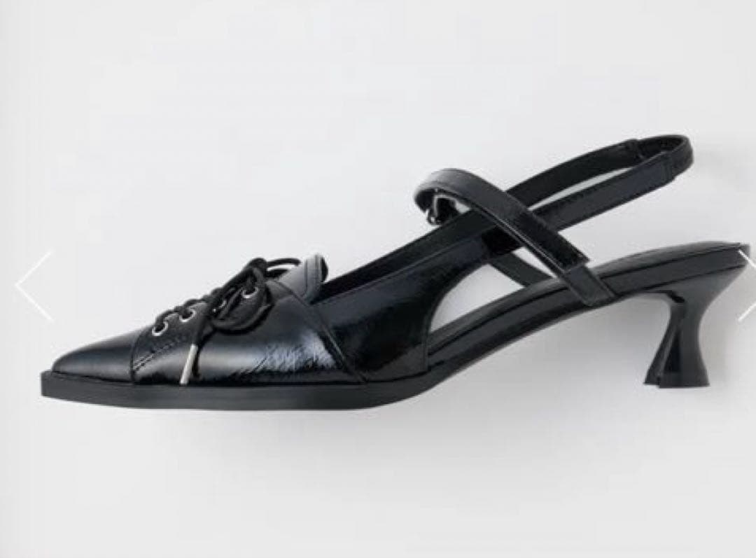 LACE UP SLING BACK ミュール