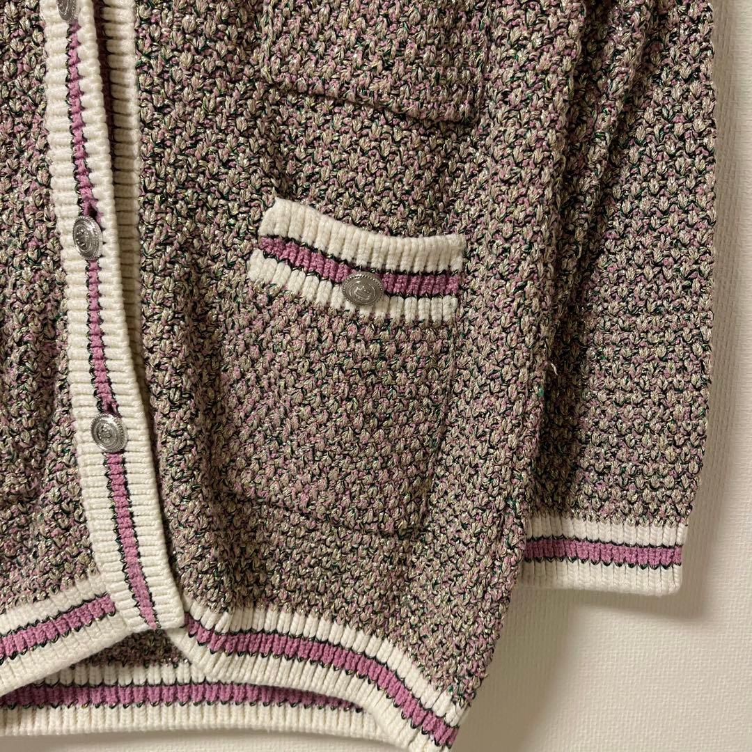 【最終値下げ】 maje マージェ　インポート　ツイードカーディガン　パリ