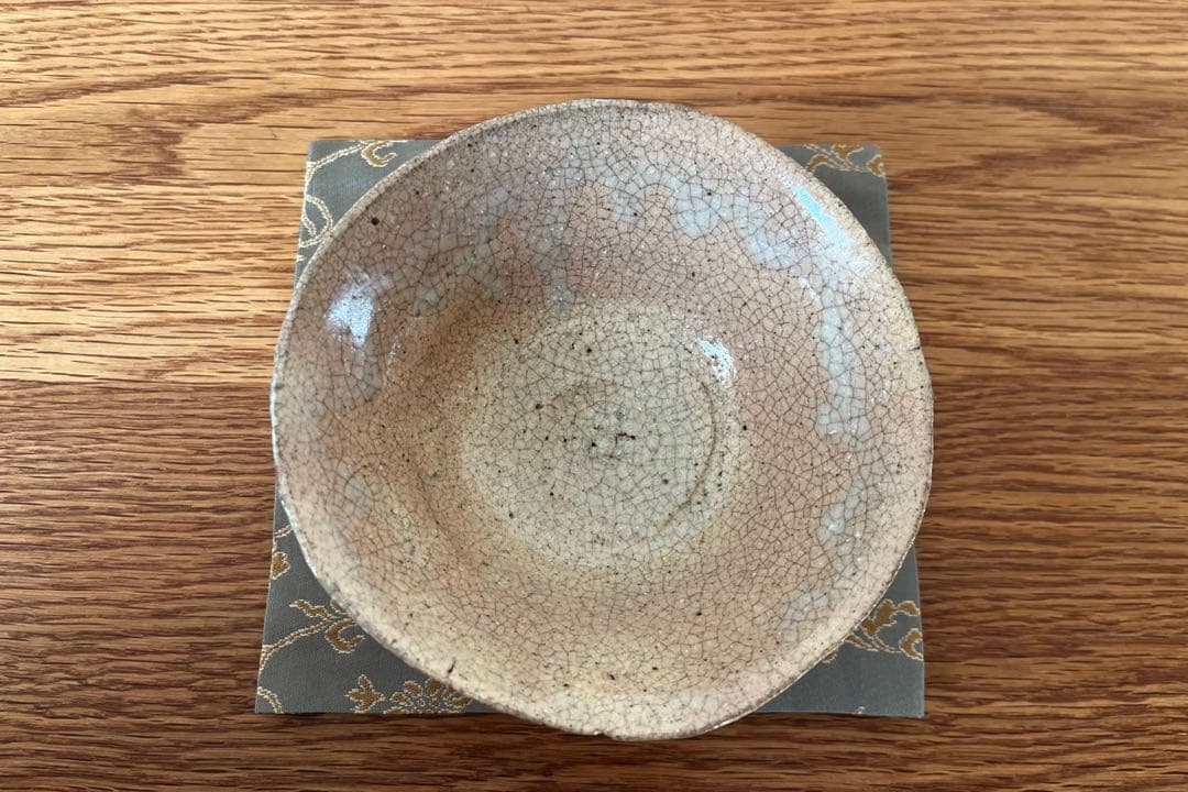 崎陽高麗 小井戸茶碗 （川瀬 隆一郎作）共箱 【茶道用抹茶碗】