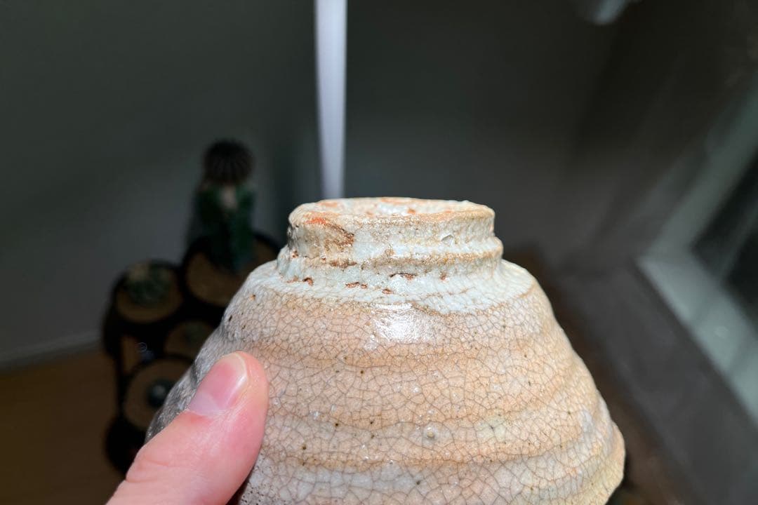 崎陽高麗 小井戸茶碗 （川瀬 隆一郎作）共箱 【茶道用抹茶碗】