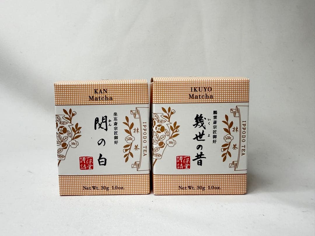 【未開封】一保堂茶舖 抹茶 久遠 ( KUON )蓬莱の昔 幾世の昔 関の白