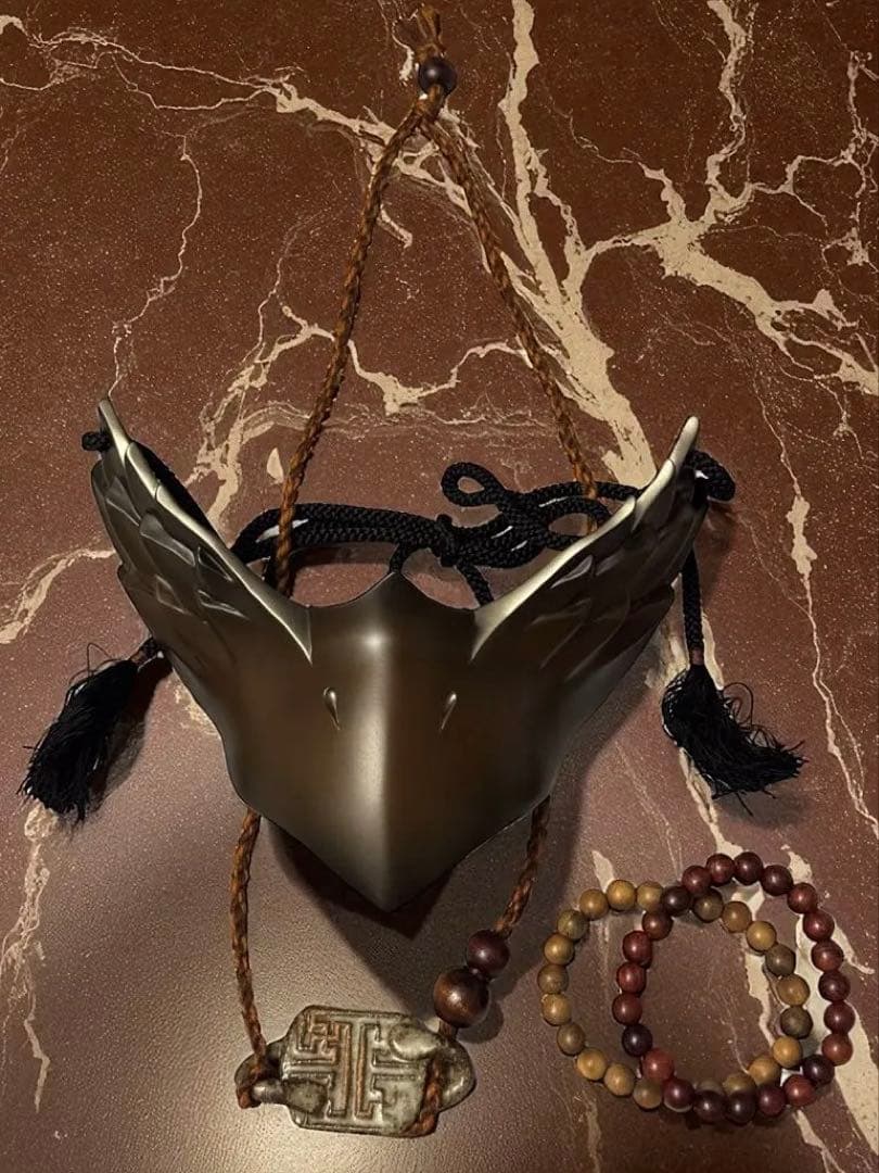 朧OBORO 烏面 オーダーメイドカラー マスク 仮面 和装