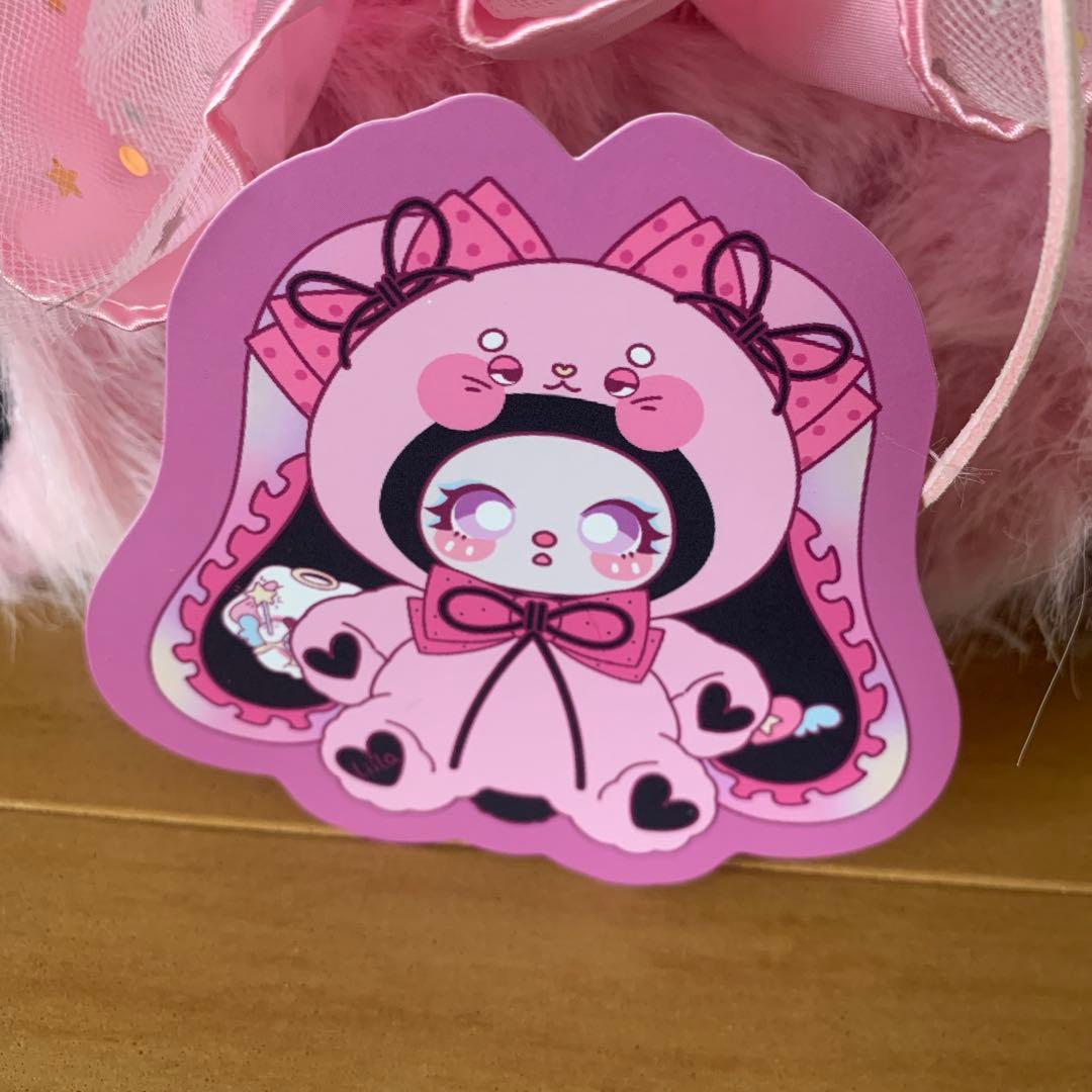 リラちゃんシークレット！ふわふわピンクぬいぐるみ