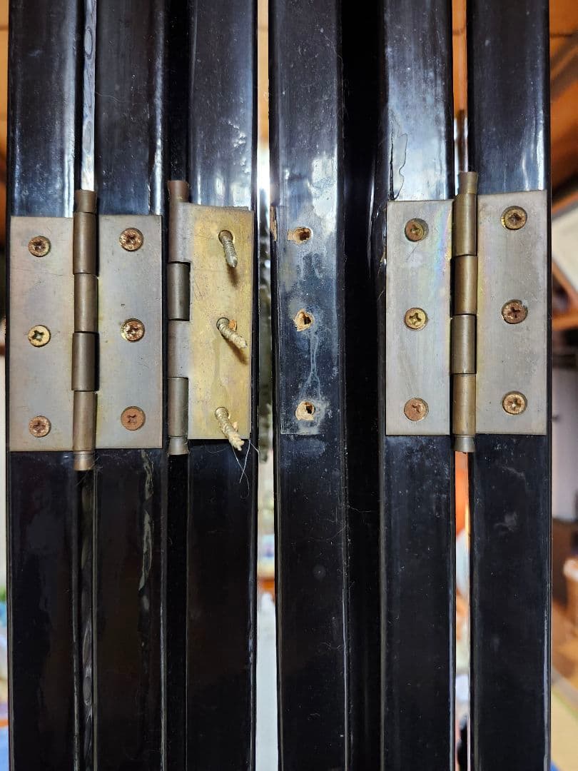 アジアン家具 パネル 屏風 玉石、貝嵌細工 大型