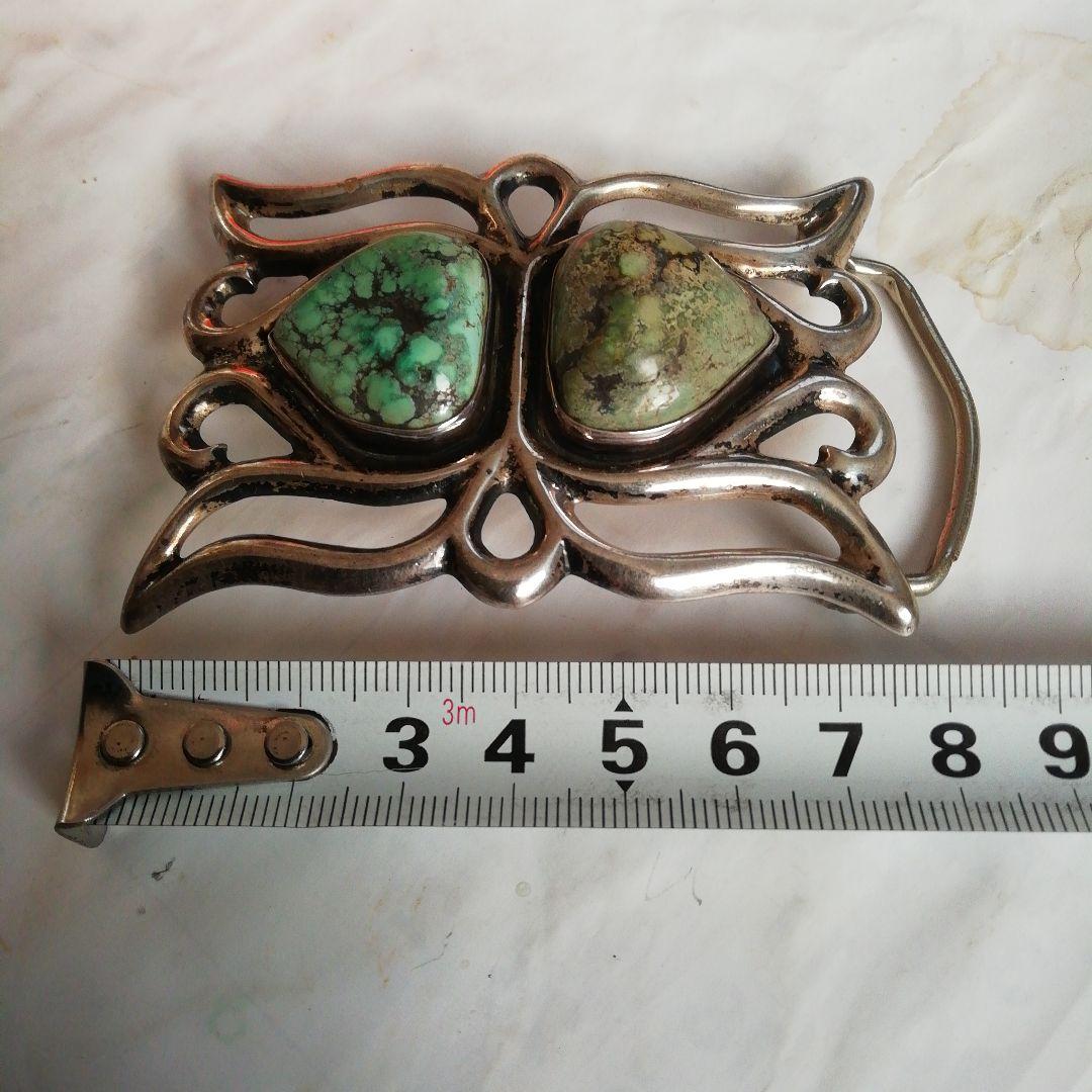 インディアンジュエリー　スーパレア　バックル　ナバホ　ズニ　ホピ