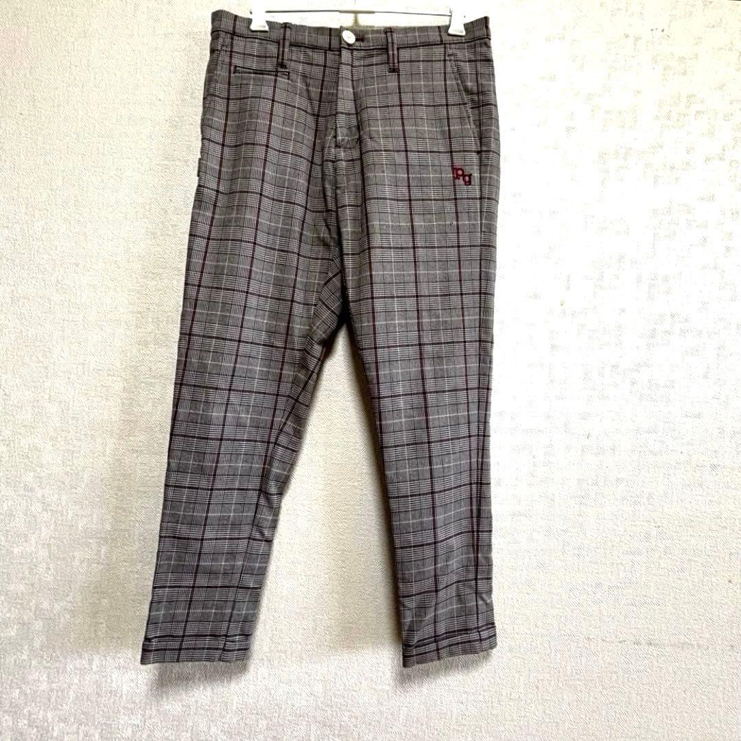 美品！PEARLY GATES☆チェック×千鳥格子　パンツ　S