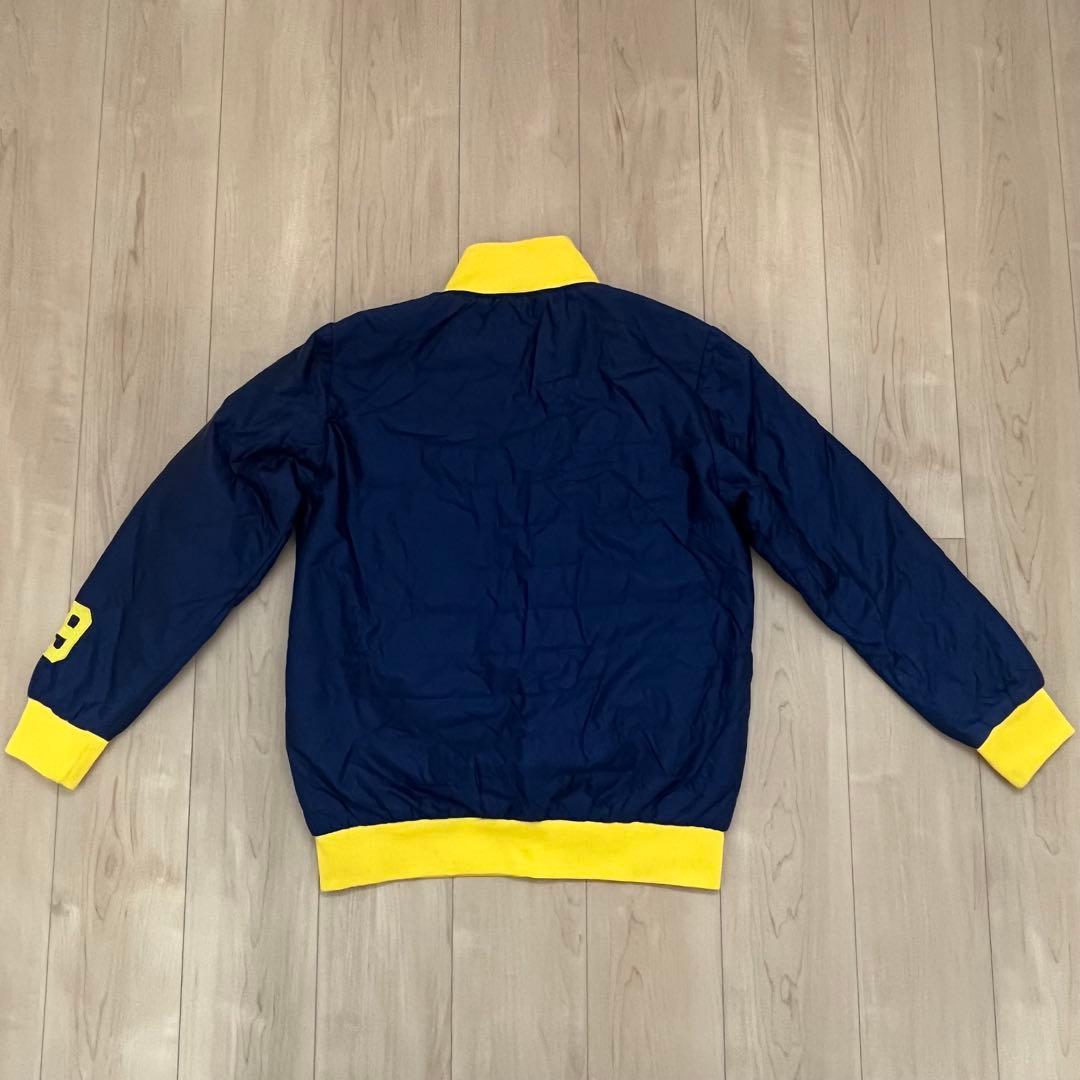 パーリーゲイツ 中綿ジャケット 紺×黄 サイズ6 防風 ダウン スニード