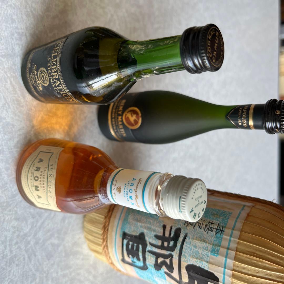 ウイスキーブランデーバーボン古酒ミニボトル　まとめ売り