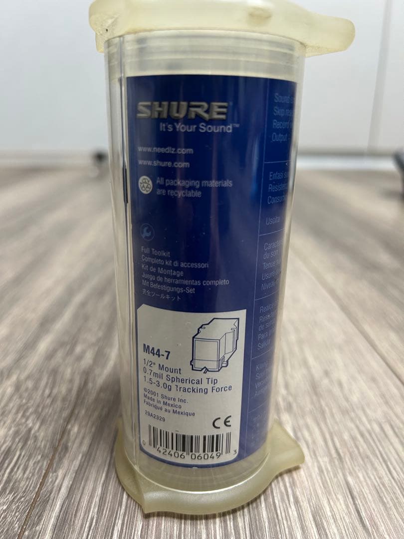 【さち】新品・未使用品 SHURE シュアー M44-7　カートリッジ