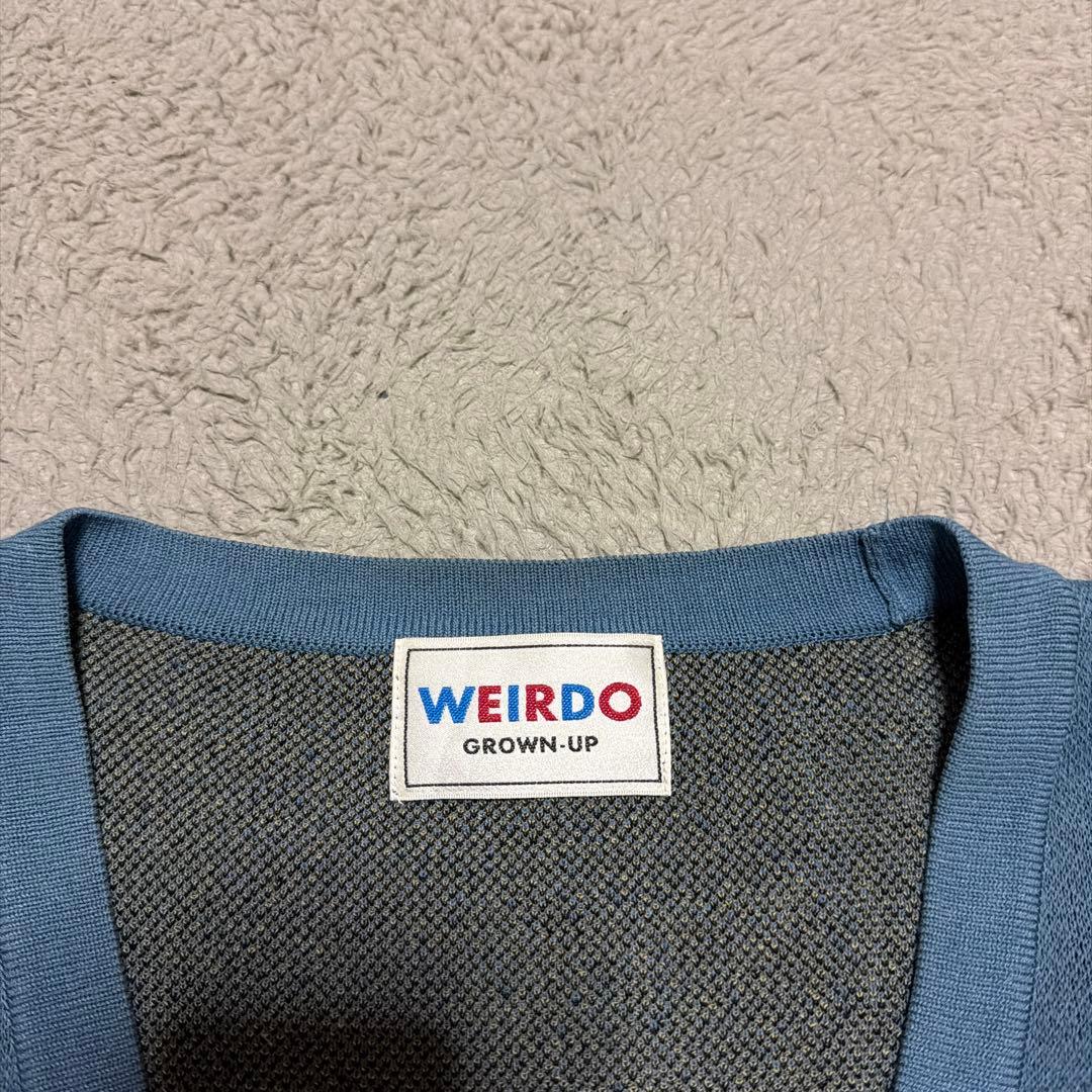 WEIRDO GLAD HAND コットン　カーディガン　ニット　セーター