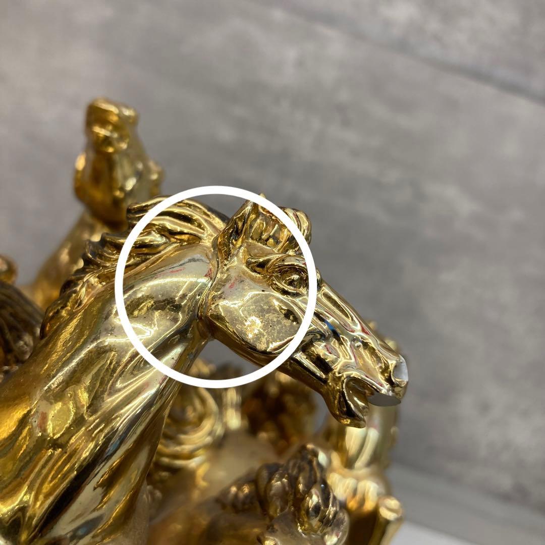 金色 九頭馬 豪華 躍動感 躍動的 置物 ゴールド 装飾品 開運 縁起物 置物