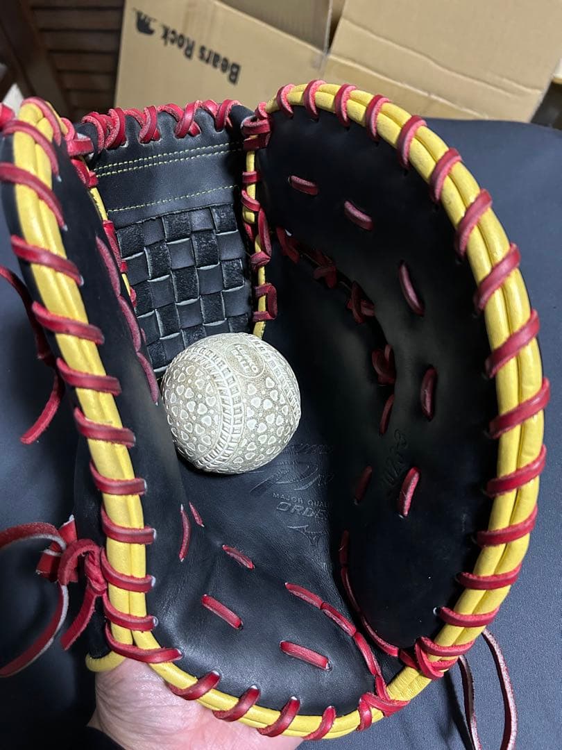 ミズノプロ　軟式　ファーストミット　オーダー　中田翔モデル