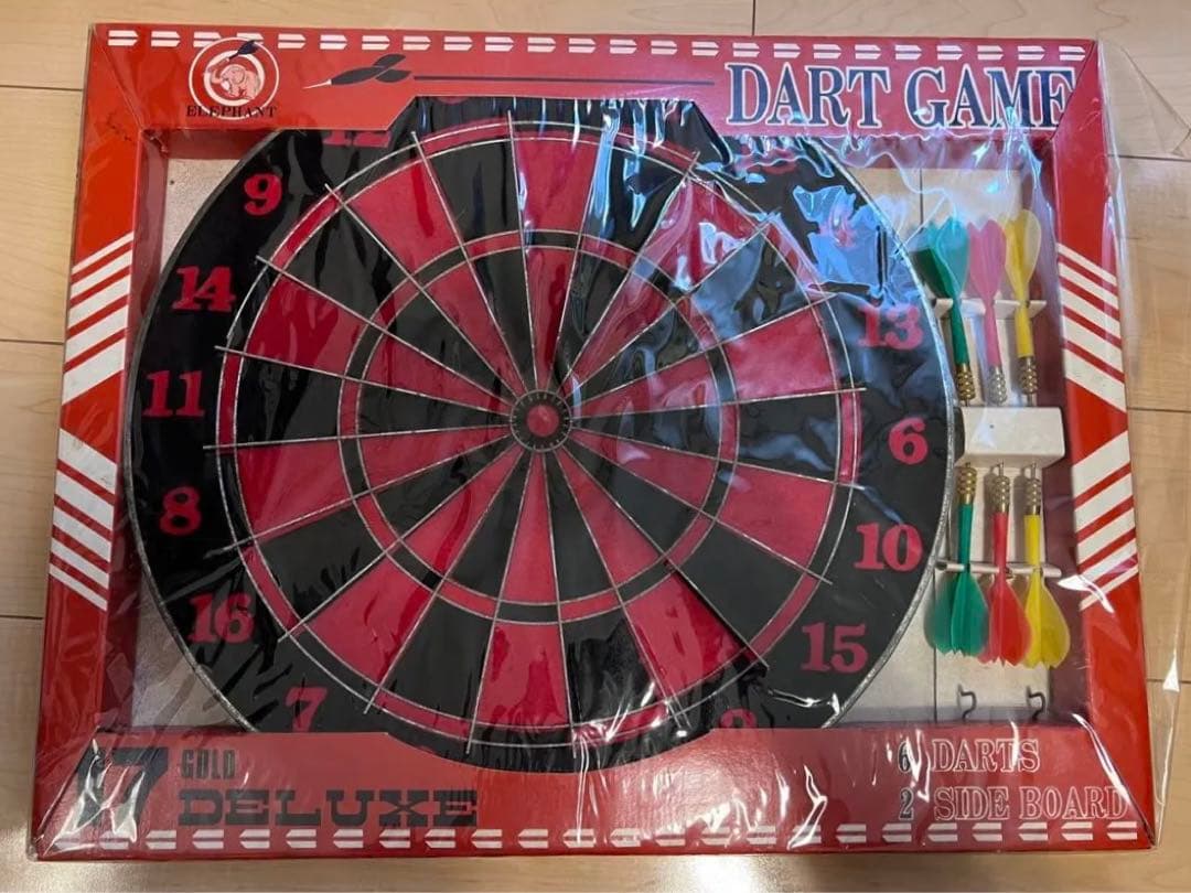 新品未使用　昭和レトロ　日本製　ダーツゲーム　ダーツボードセット