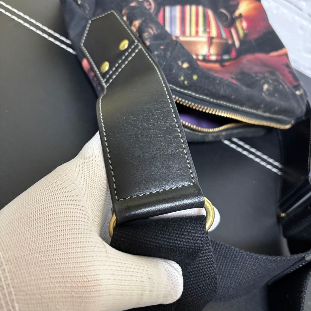 【美品】 Paul Smith ミニクーパー ショルダーバッグ マルチカラー
