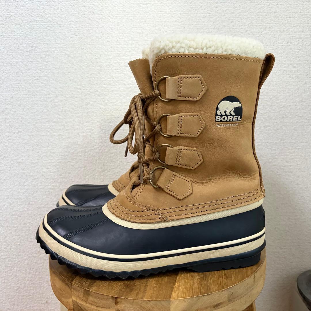 極美品◯ ソレル SOREL ブーツCaribou Buff BLACK 23