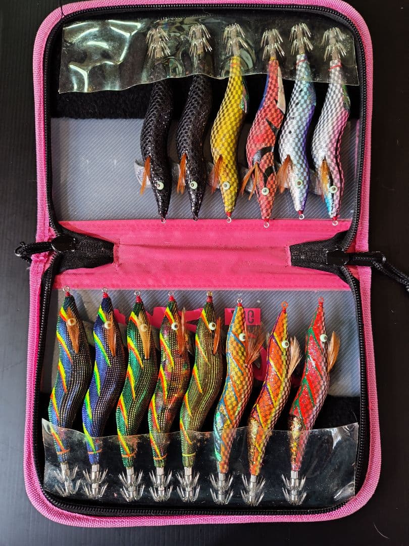 餌木猿　3.5寸　14本　 希少カラー　ケース付き