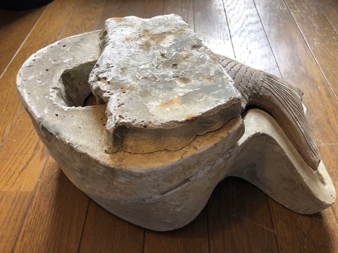 魚型の石膏型　鯛型