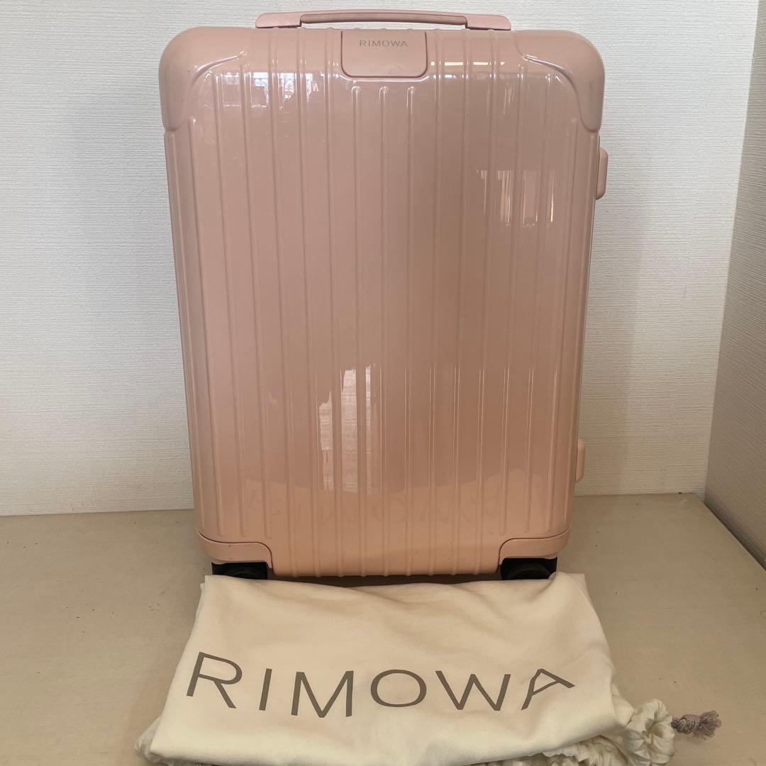 生涯保証 美品 RIMOWA ESSENTIAL キャビン ペタルピンク リモワ