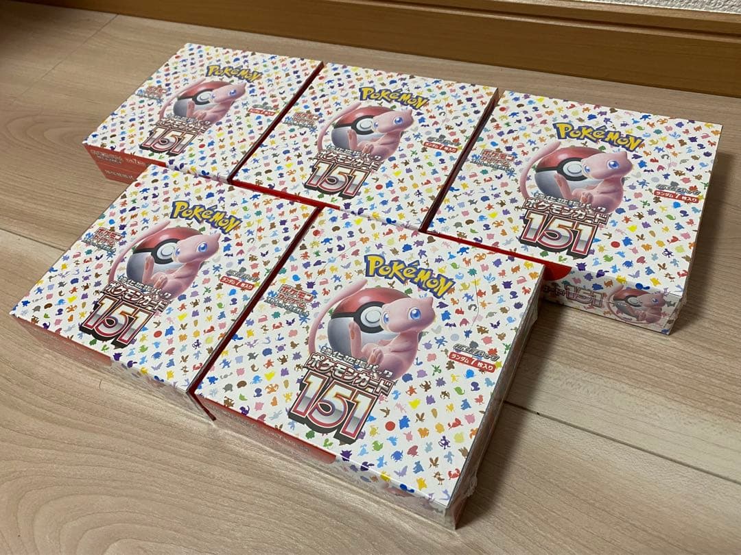 ポケモンカードゲーム　ポケモンカード151 5BOX