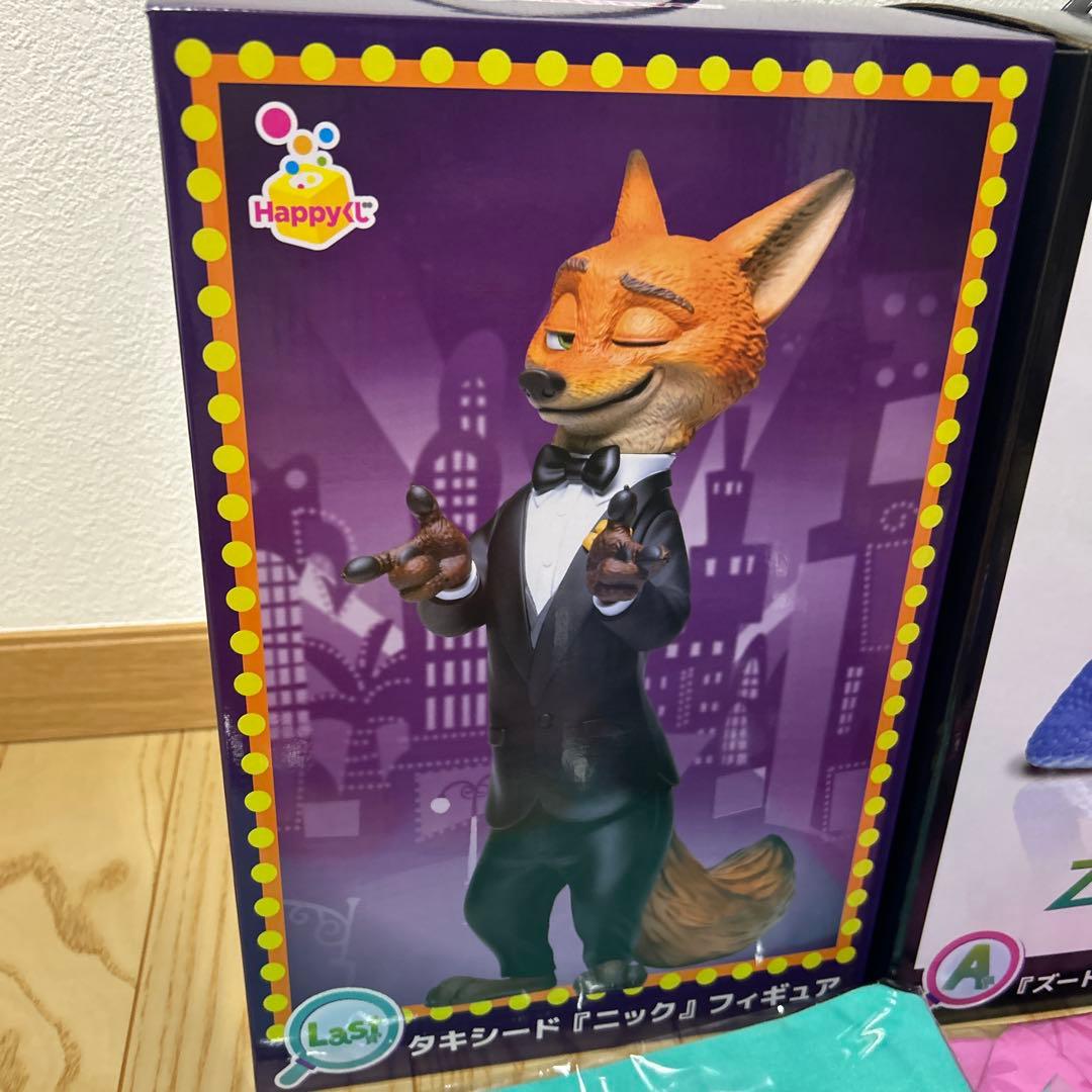 ズートピア2 ハッピーくじ　ラストワン　A賞 フィギュア　上位賞コンプリート