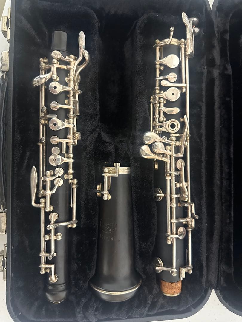 オーボエ 本体 銀メッキ仕上げ ケース付き