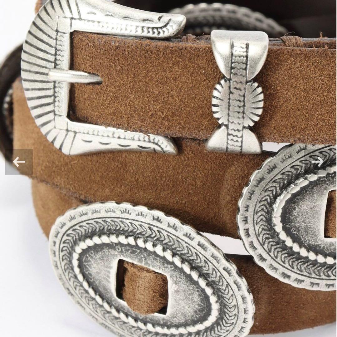 新品未使用PUNTOVITAプントヴィータ CONCHOベルトコンチョSUEDE