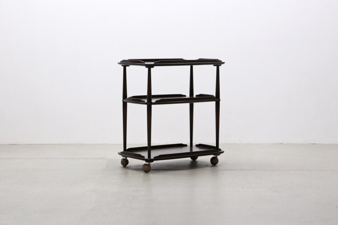 英国 イギリス ERCOL アーコール エルム材 トローリー キッチン ワゴン