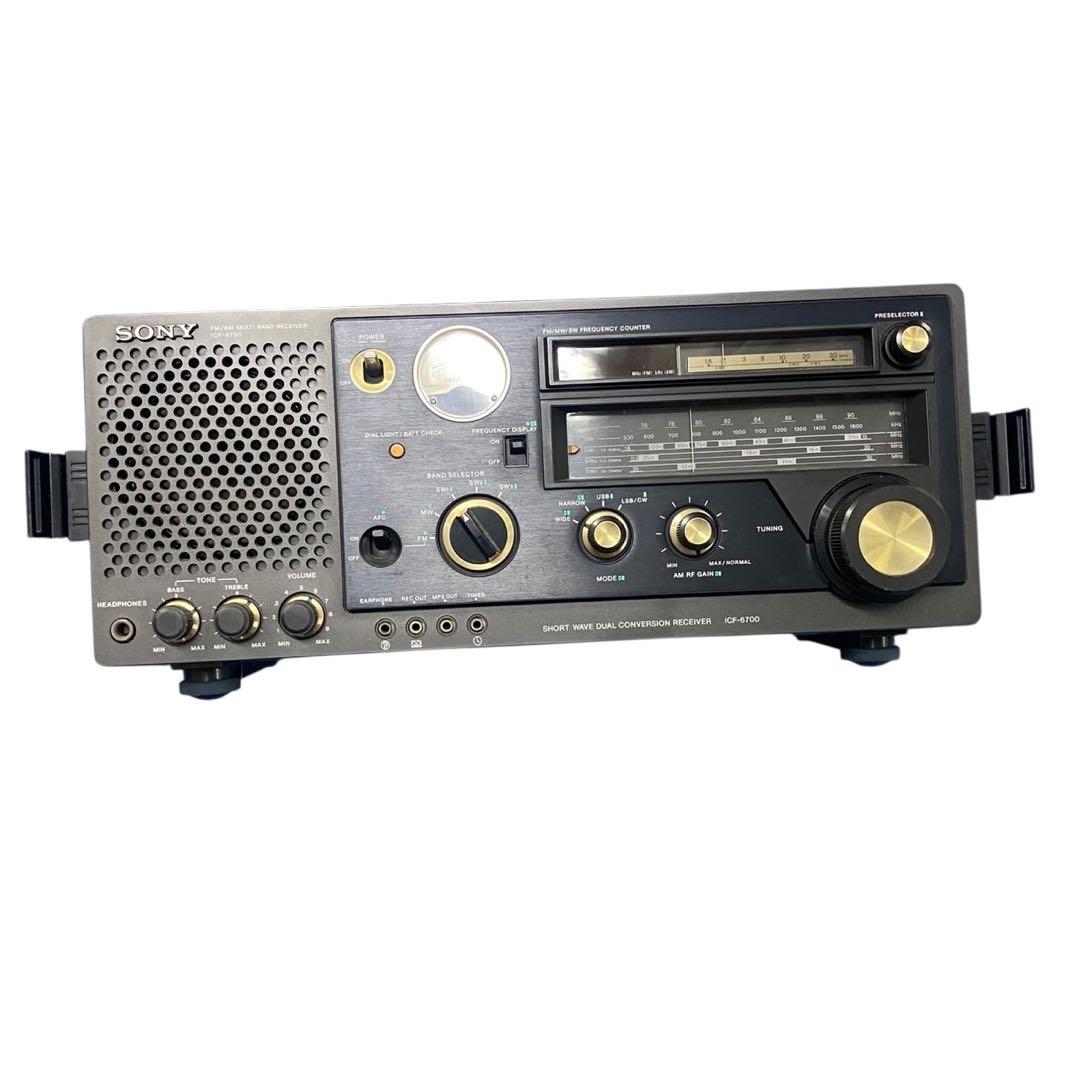 SONY AM/FMラジオ ICF-6700 動作品