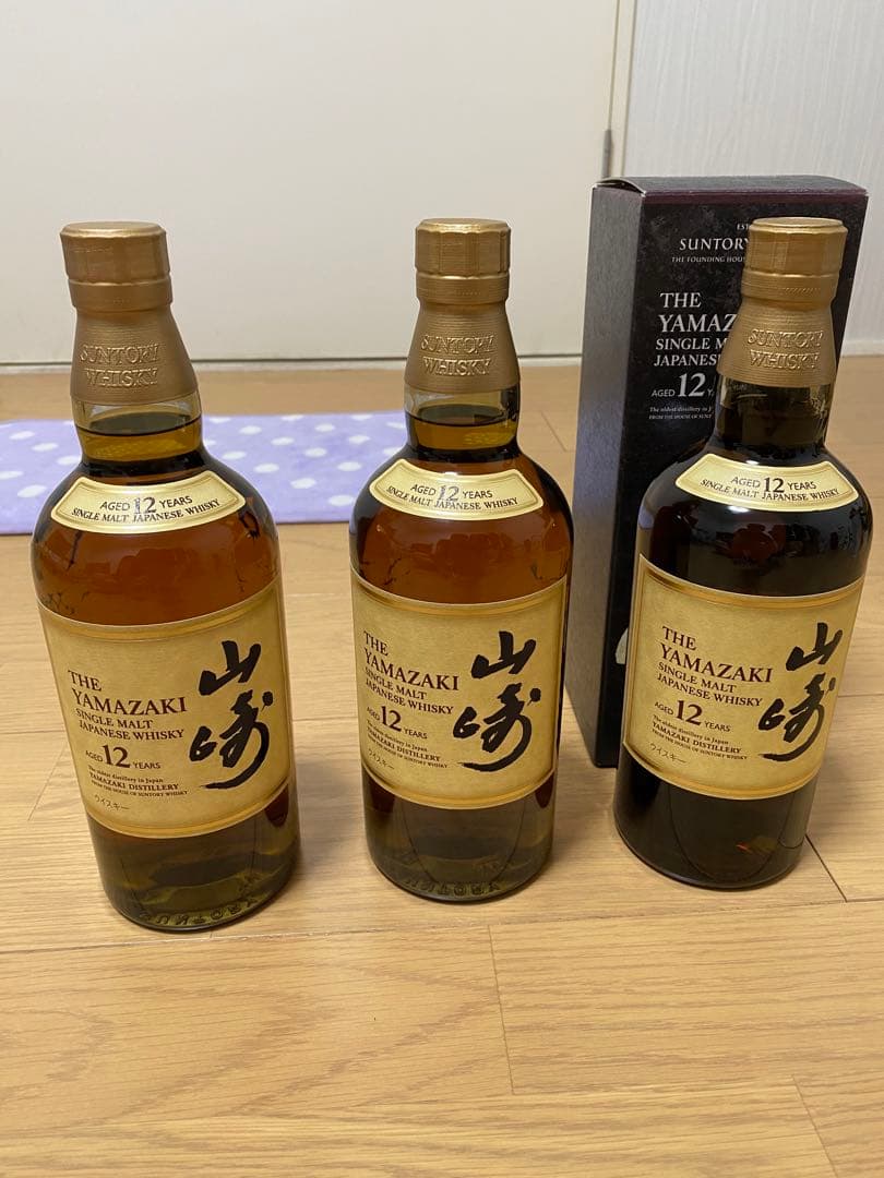 山崎12年　3本