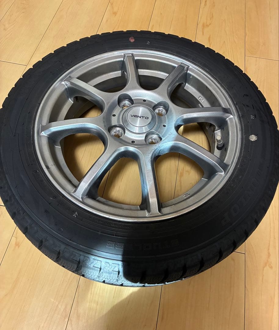 22年製155/65R14 DUNLOP ムーヴ ミラ コンテスタッドレスタイヤ