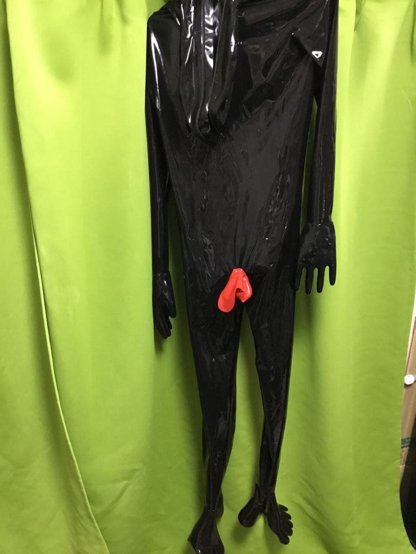 マイクロホールマスク　ラバーラテックススーツ