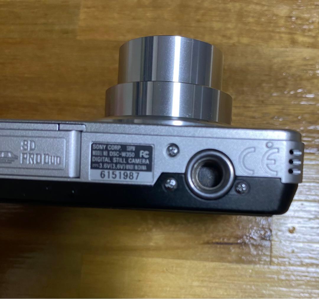 SONY Cyber-shot DSC-W350 シルバー 付属品完備　訳あり