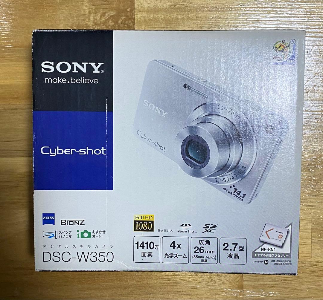 SONY Cyber-shot DSC-W350 シルバー 付属品完備　訳あり