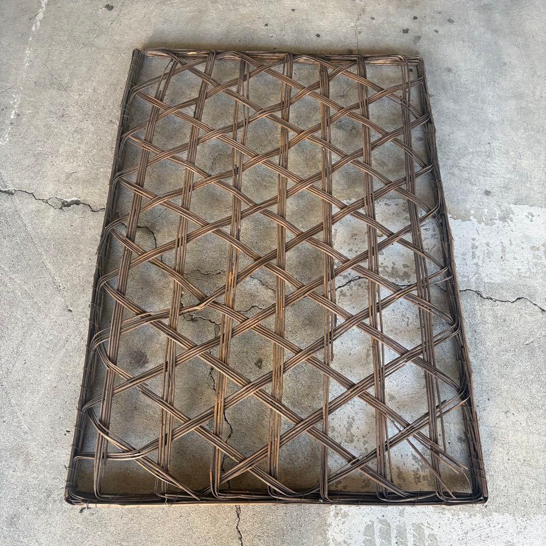 【希少】養蚕用の籠 2枚セット アンティーク レトロ