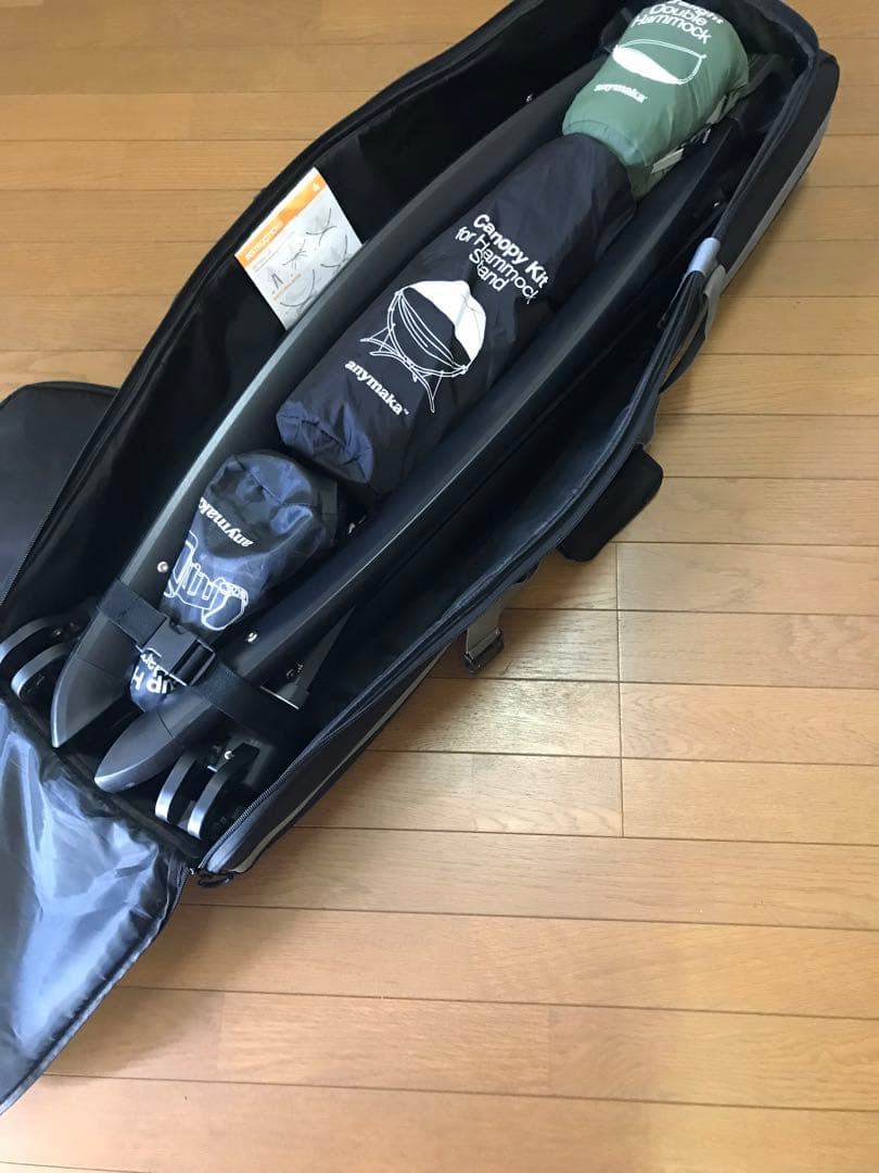 Anymaka エニーマカ　ハンモック グリーン　カーキ　フルセット