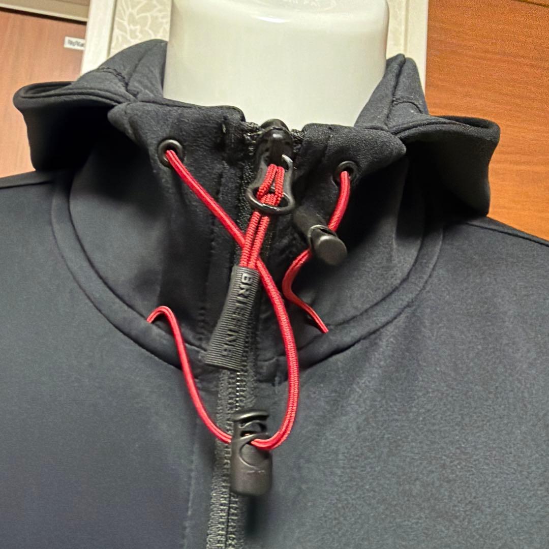 BRIEFING GOLF 3Dロゴ ジップパーカー 黒 L