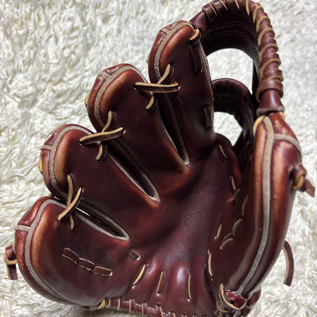玉澤 タマザワ TAMAZAWA 左投げ 野球グローブ ダークブラウン 一般軟式
