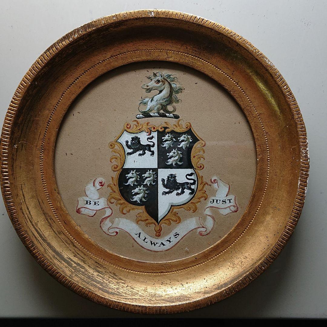 英国ジョージアン時代の細密画の壁かけ