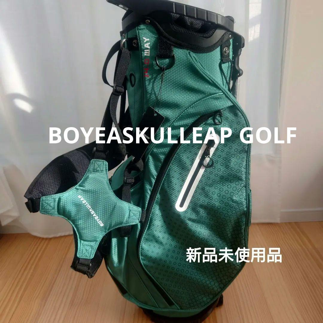 BOYEASKULLEAPグリーン ウルトラライトキャディバッグ 14分割