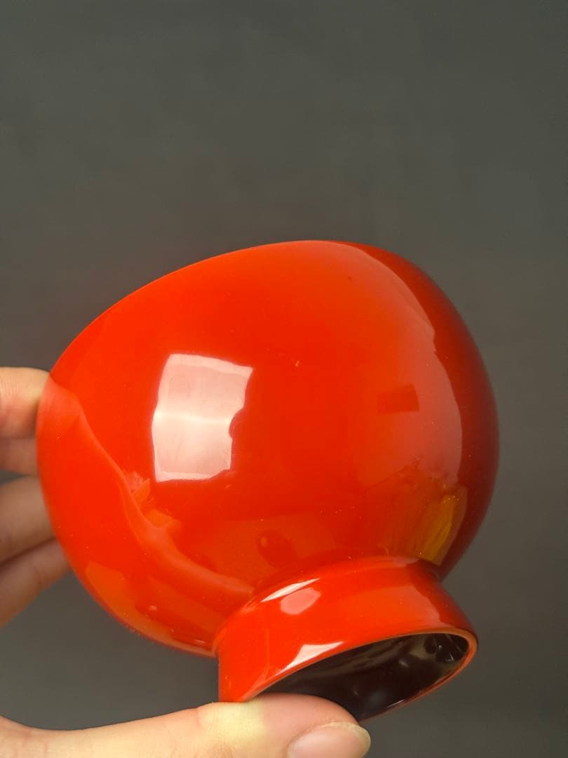 輪島塗 絵付 まり椀 5客 本堅地 中島松朗 (九香)作 布付 共箱 茶懐石道具