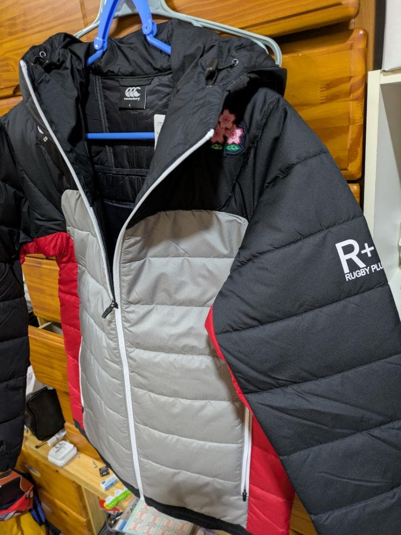 【⭐️お値下げ：ラグビー７s日本代表】カンタベリー インサレーションジャケットＬ