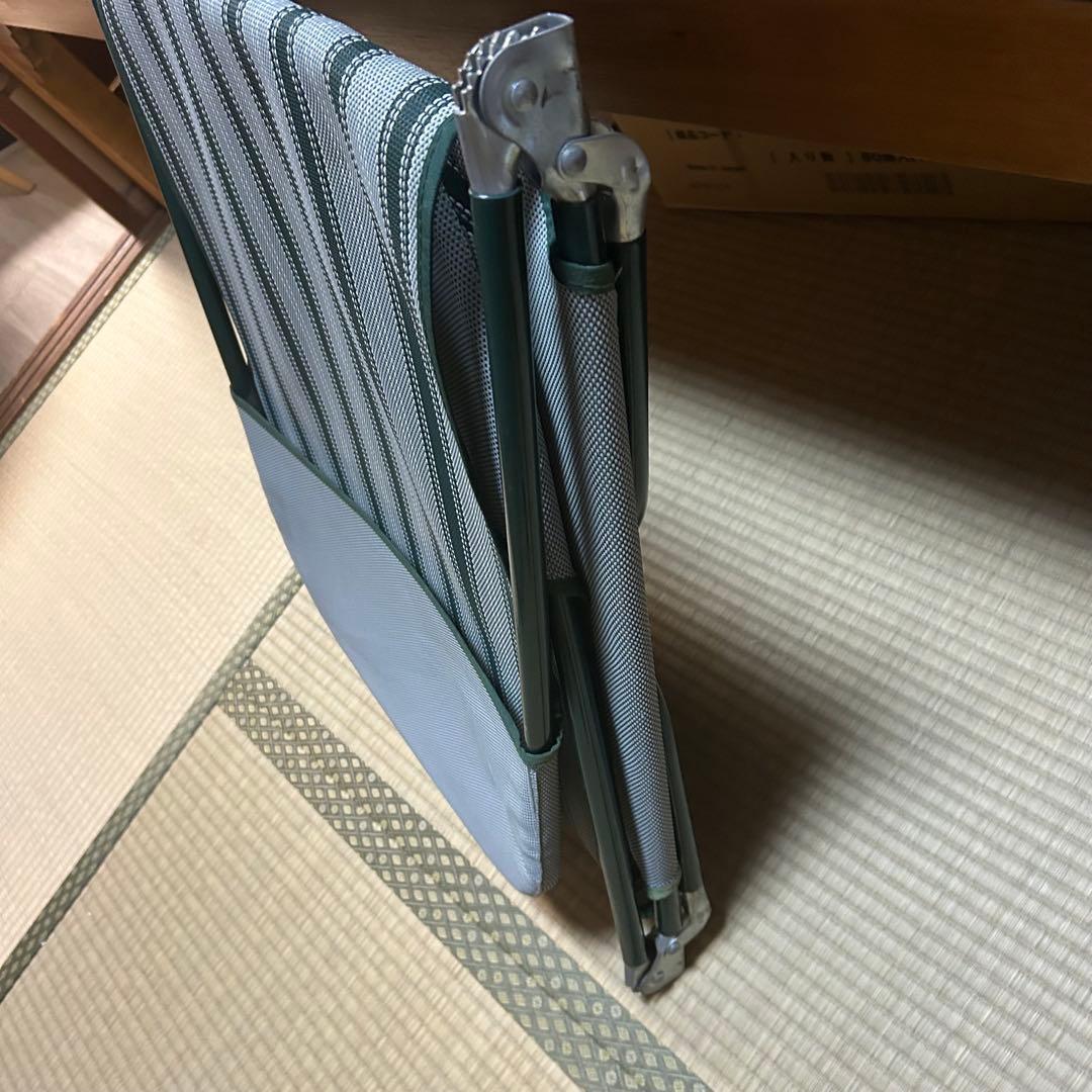 【レトロ】サマーベッド　ボンボンベッド　海　夏休み　海水浴　アウトドア　川泳ぎ